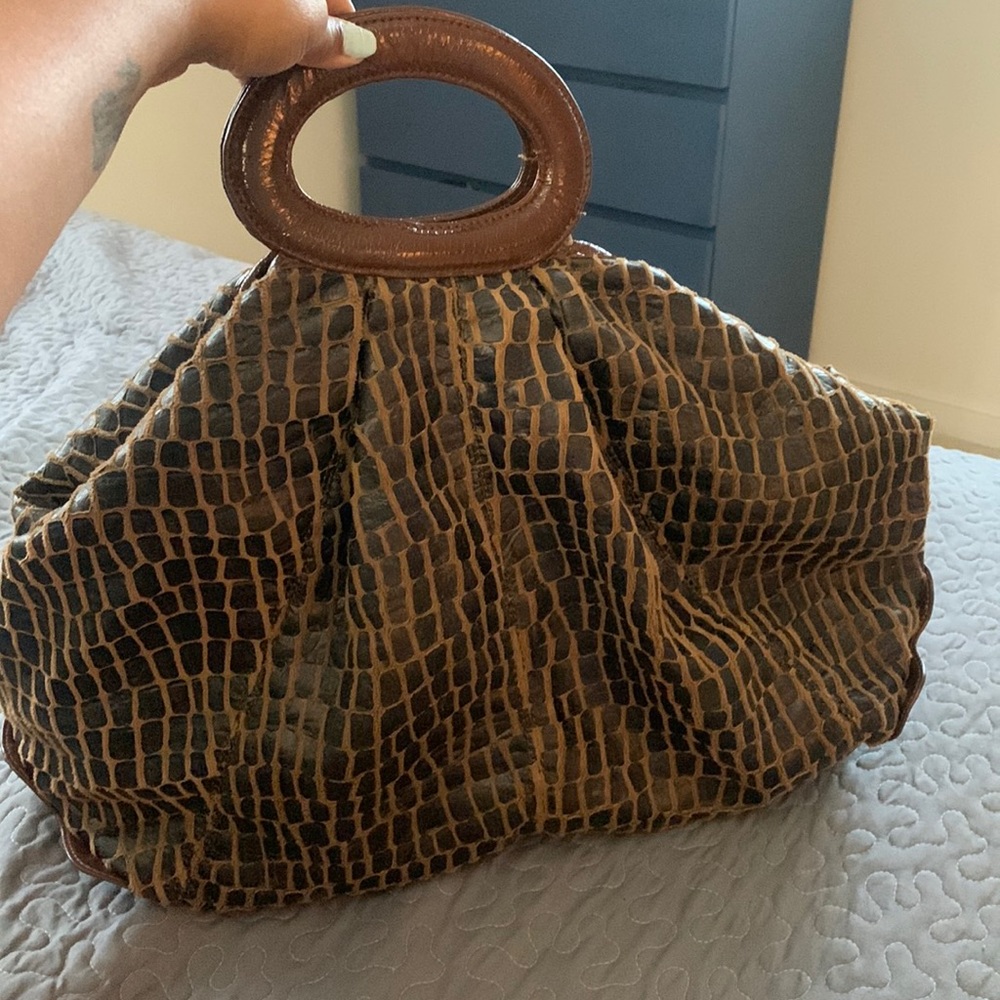 Beautiful textured, vintage bag